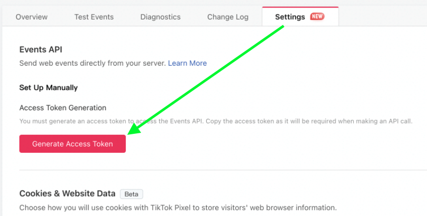 Generate TikTok Access Token